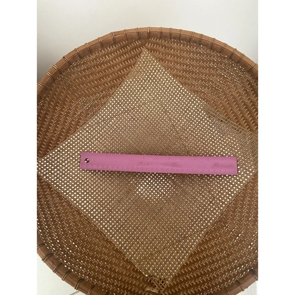 Anne Klein Brand Storage Display Rattan Basket For linen, Magazines Organization